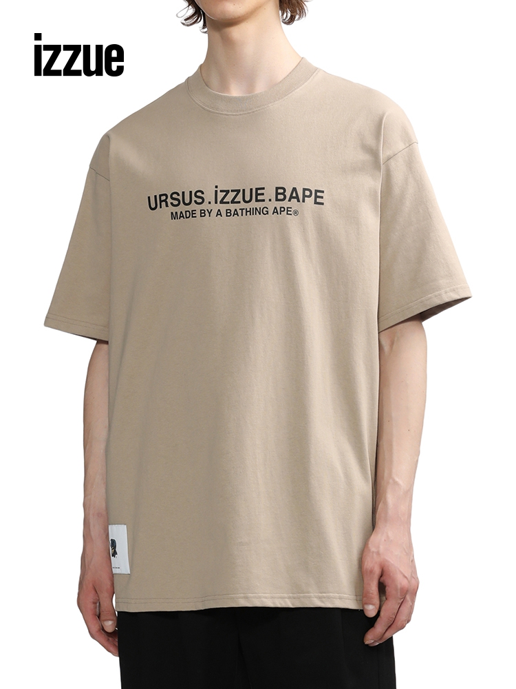 URSUS.izzue.Bape男装短袖T恤夏季新品简约休闲半袖1190U-图0