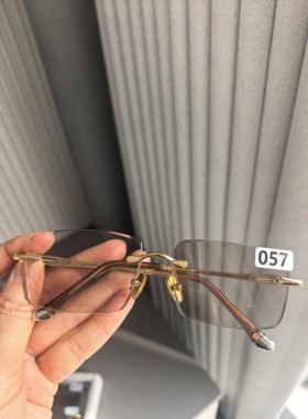 天然水晶眼镜商务男款太阳眼镜墨镜石头镜真水晶东海高档防紫外线