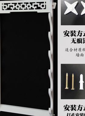睿龙刀剑架白色挂墙刀剑架挂壁式
