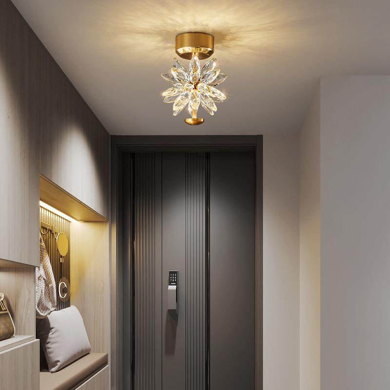 轻奢水法式晶小吊灯房卧室床头灯温馨创意感玄关灯间长线壁灯,淘宝优惠券,粉丝福利购,淘宝优惠卷