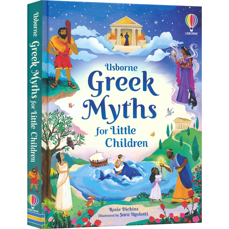 Usborne Greek Myths for Little Children 儿童希腊神话故事书 5个故事 少儿图画故事书 英语启蒙 英文原版进口儿童图书 - 图3