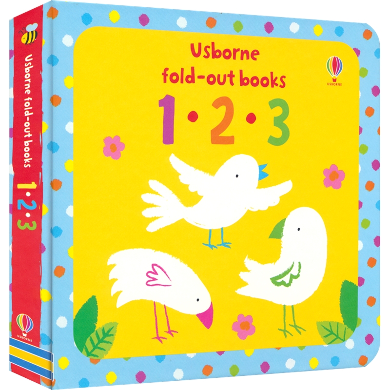 Usborne Fold-out Books Nursery Rhymes Animals Christmas Farm 尤斯伯恩 幼儿折页纸板书 英语启蒙 儿歌童谣 单词学习 英文原版 - 图0