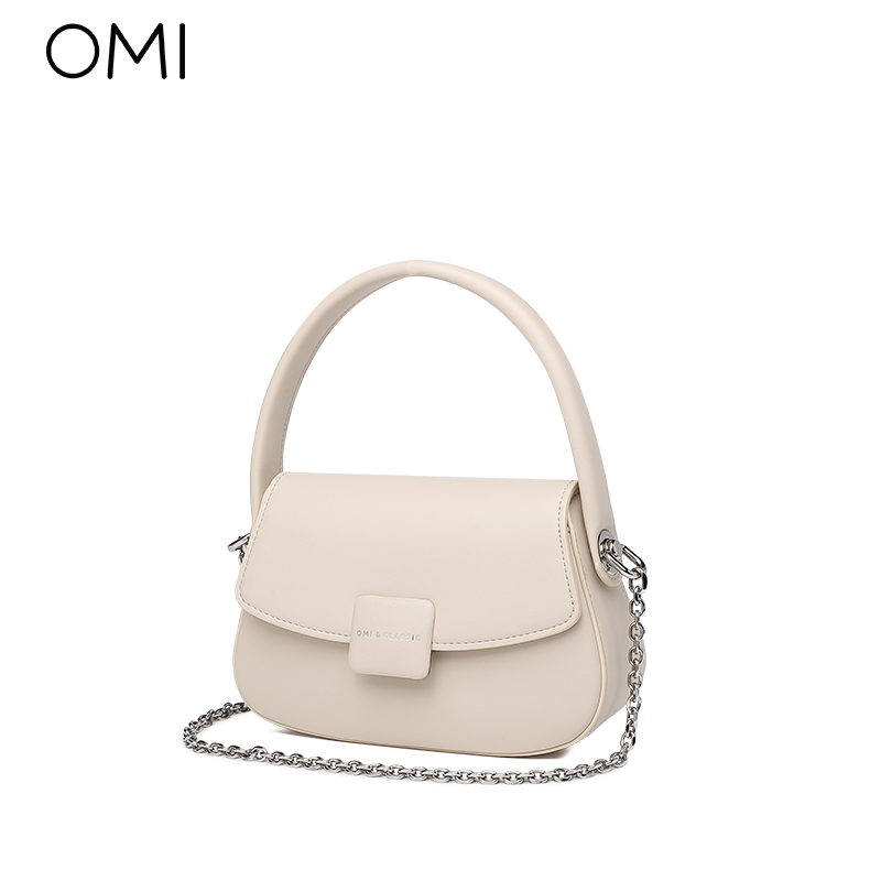 欧米omi女包2022新款时尚手提包迷你小方包包软皮百搭单肩斜挎包-图0
