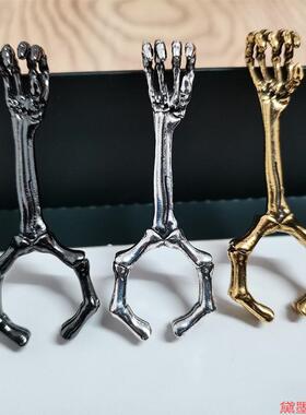 魔爪可调节烟托支架戒指指环别具一格抽烟三色多功能金属防止