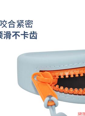 带拉链圆形硅胶零钱包化妆包数据线手提式首饰耳机小钥匙包