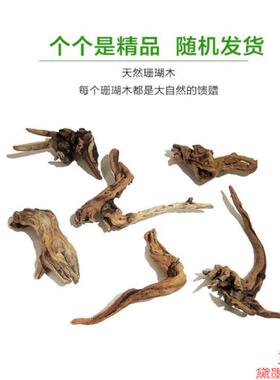 景观树枝枯木精品水族水草缸珊瑚木鱼缸造景木头栖根树形杜鹃根根
