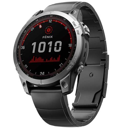适用佳明Garmin Fenix8手表表带77xpro全钛金属6x/6xpro专用Forerunner935/945/955/965安夺 Enduro 3配件 - 图0