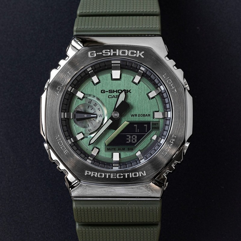 卡西欧G-SHOCK八角农家橡树金属GM-2100-1A/GM-2100B-3A/4A/MF BB-图2