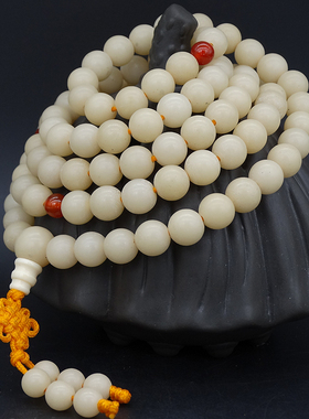 菩提根白色文玩男女款佛珠手链