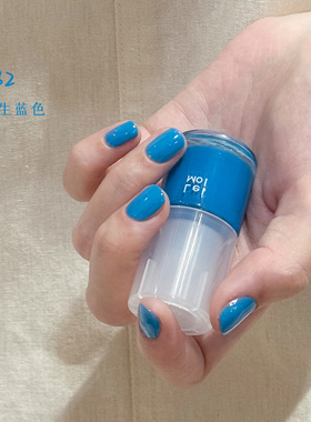 夏日一抹蓝！lelmol蓝色指甲油