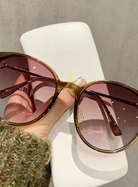 素颜街拍偏光墨镜高级感近视度数