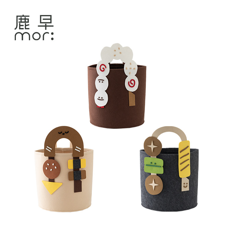 鹿早新品关东煮系列收纳筐大容量34L收纳零食玩具衣物神器可折叠 - 图3