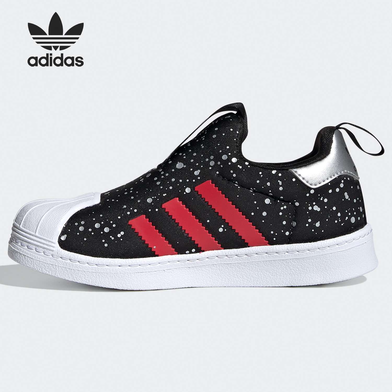 Adidas/阿迪达斯正品三叶草秋季新款舒适儿童运动板鞋FV3419-图0