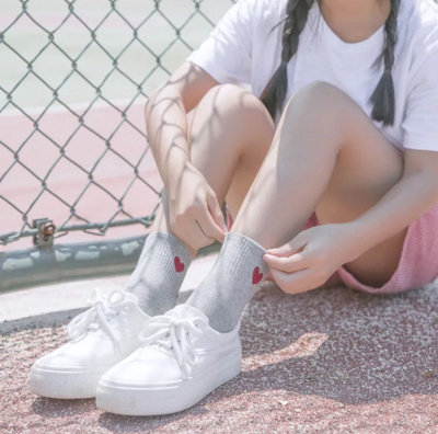 女士舒适高密度秋冬款双针袜中筒袜 雯香姿短袜/打底袜/丝袜/美腿袜