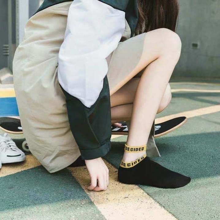 。酷美多春季爆款蕾丝边休闲棉袜 雯香姿短袜/打底袜/丝袜/美腿袜