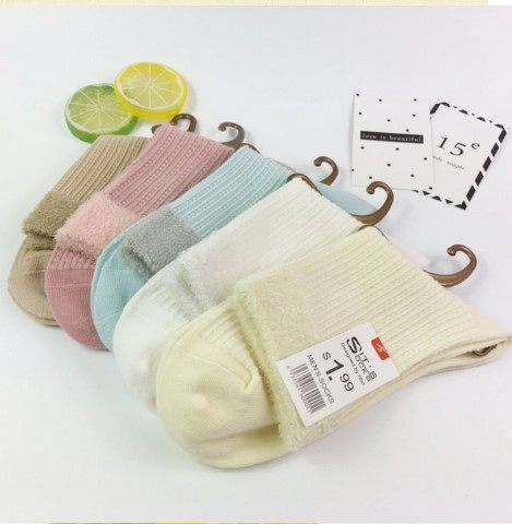 女士舒适高密度秋冬款双针袜中筒袜 雯香姿短袜/打底袜/丝袜/美腿袜