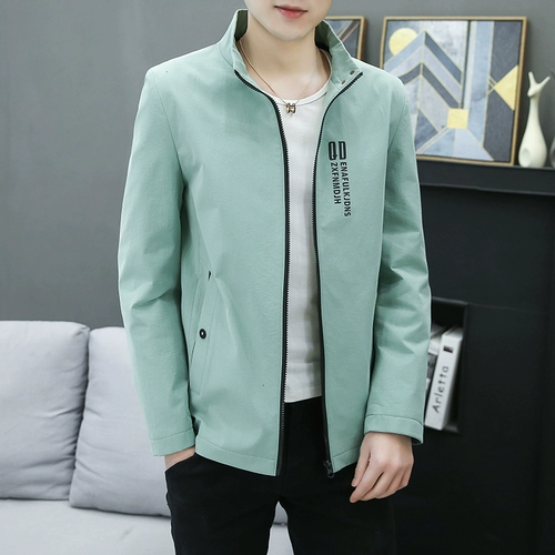 Мужская трендовая куртка для отдыха, 2021 года, осенняя, в корейском стиле