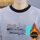 Мужской утепленный зимний свитер, трикотажное трендовое термобелье, бархатный лебедь