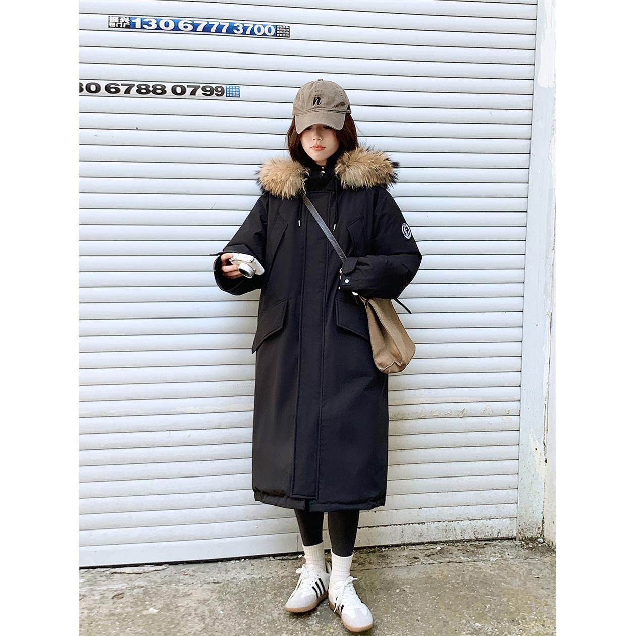 2025冬季新款棉服女中长款过膝工装棉袄大码加厚宽松冬装棉衣外套,淘宝优惠券,粉丝福利购,淘宝优惠卷