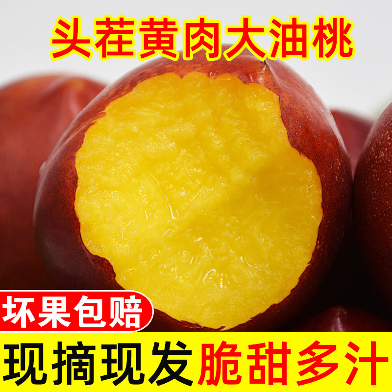 现摘黄心油桃新鲜水果当季整箱应季孕妇脆