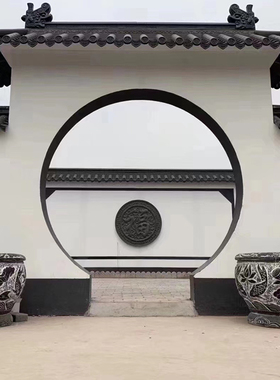 影壁墙中式装饰仿古树脂