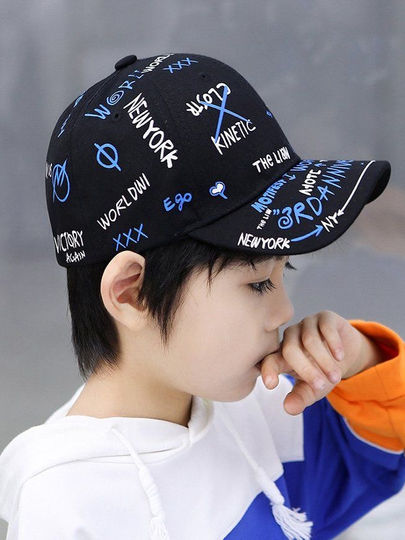 2-12 years old children's hats spring and summer boys' peaked caps 4 children 5 sunshade and sun protection four-season baseball caps for boys and girls