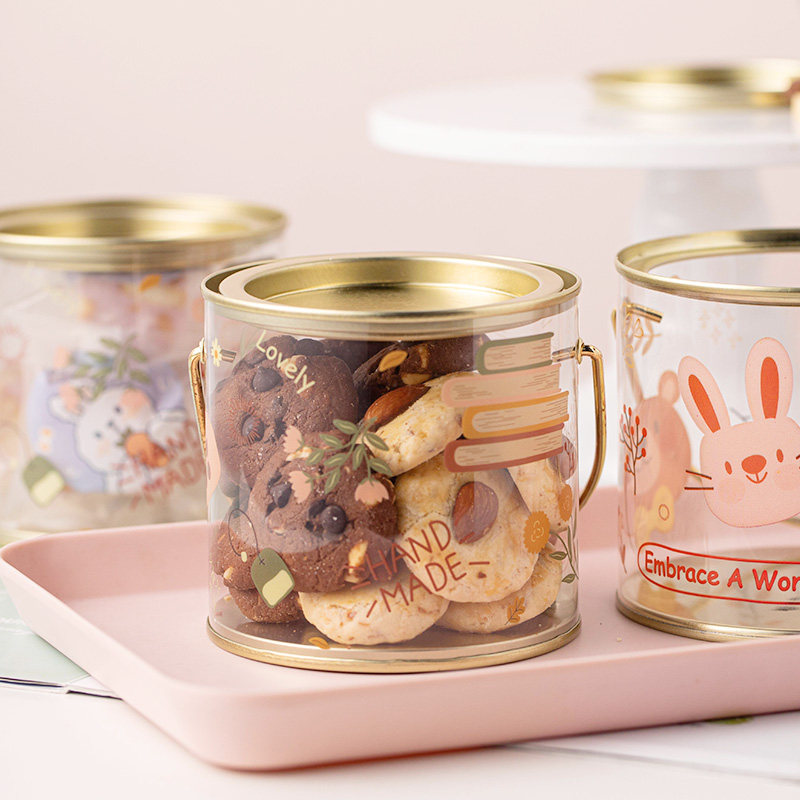 糖果罐糖罐子可爱零食收纳密封罐小创意手提曲奇饼干储存盒桶,淘宝优惠券,粉丝福利购,淘宝优惠卷