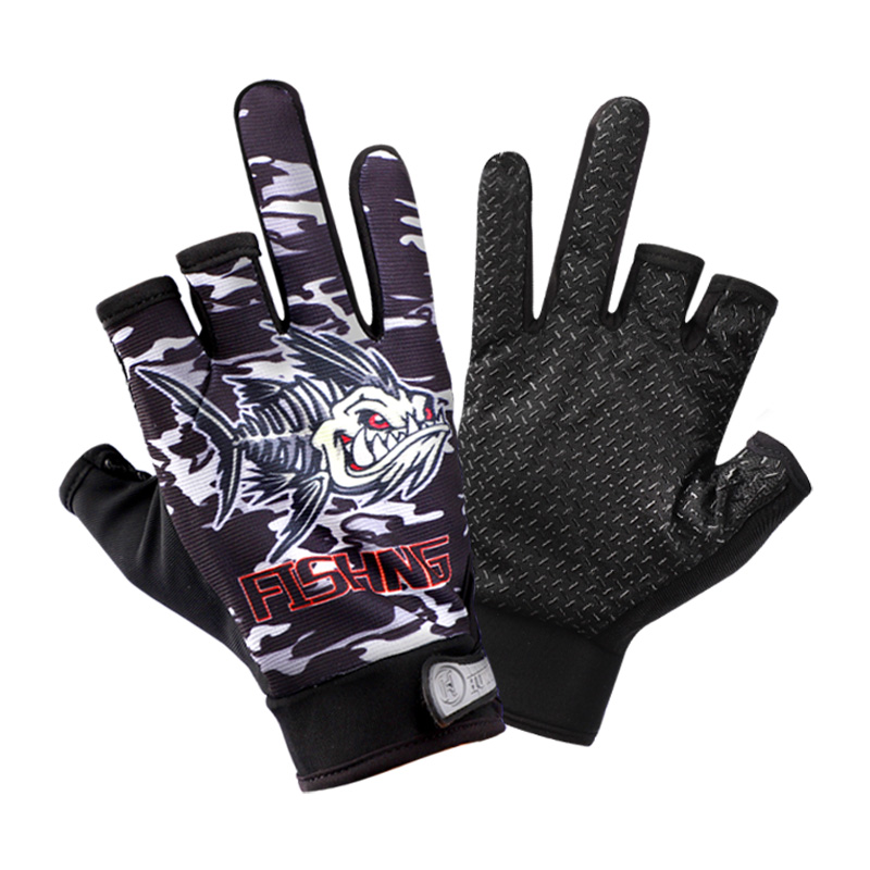 钓鱼手套男士防刺防水夏季防晒飞磕专用三指防割防滑海钓路亚装备,淘宝优惠券,粉丝福利购,淘宝优惠卷