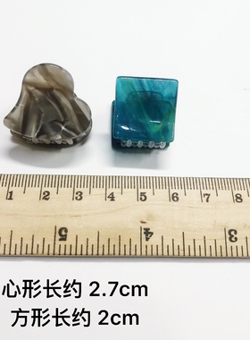 醋酸韩国桃心夹子头饰