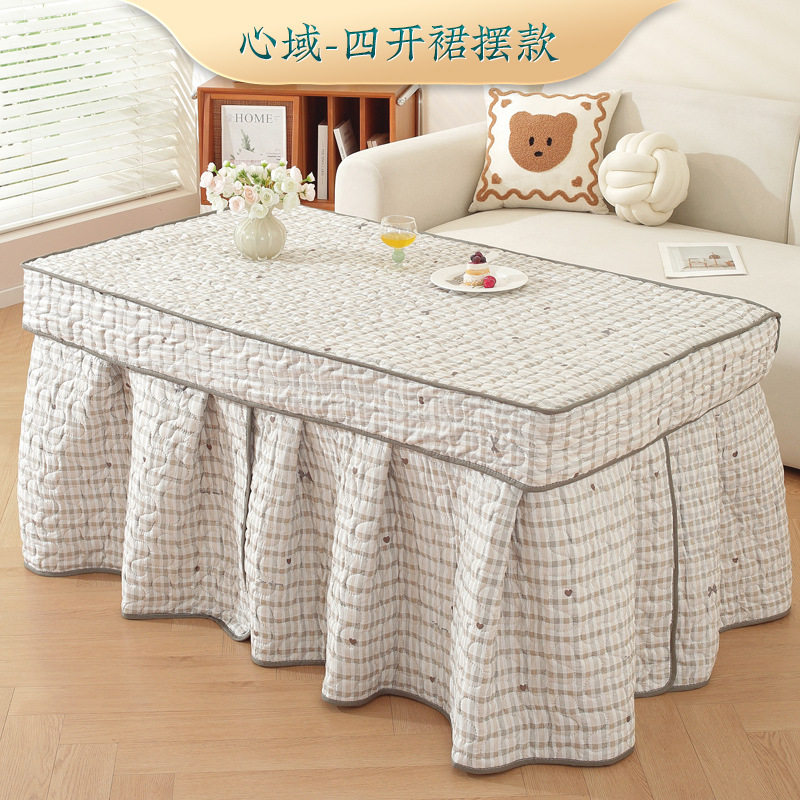 定做长方形现代冬季加厚烤火罩电炉罩定做火炉罩茶几桌罩电取暖罩,淘宝优惠券,粉丝福利购,淘宝优惠卷