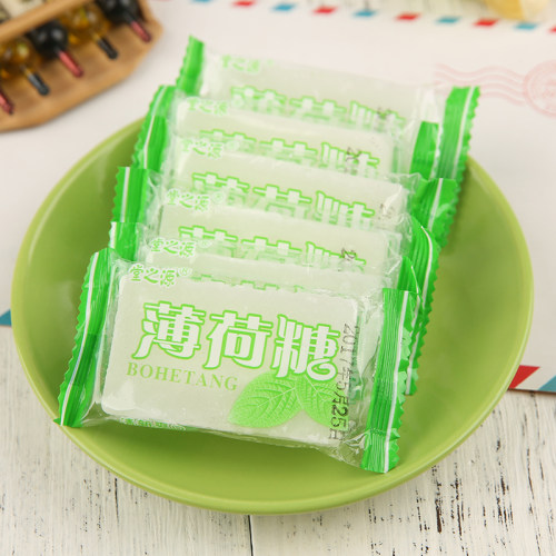 四川老式薄荷糖1000g薄荷块传统手工怀旧80后儿时散装薄荷片糖 - 图2