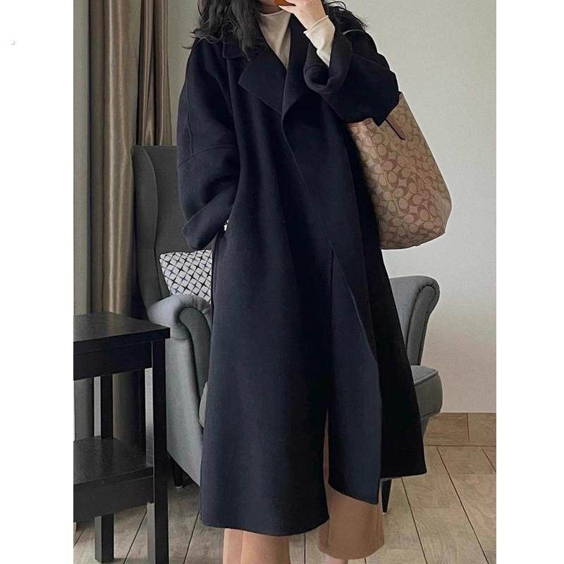 红色过年女装双面羊绒呢子大衣秋冬季2025新款小个子羊毛呢外套女,淘宝优惠券,粉丝福利购,淘宝优惠卷