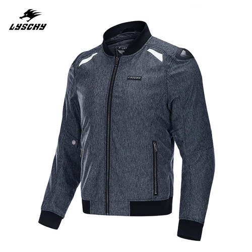 雷翅摩托车骑行服四季男飞行员夹克哈雷复古防摔防风休闲通勤车服 - 图2