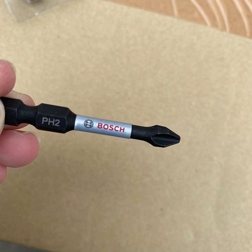 博世批头十字ph2不带磁5厘米电动螺丝刀电批手电钻高硬度特级批头 - 图1