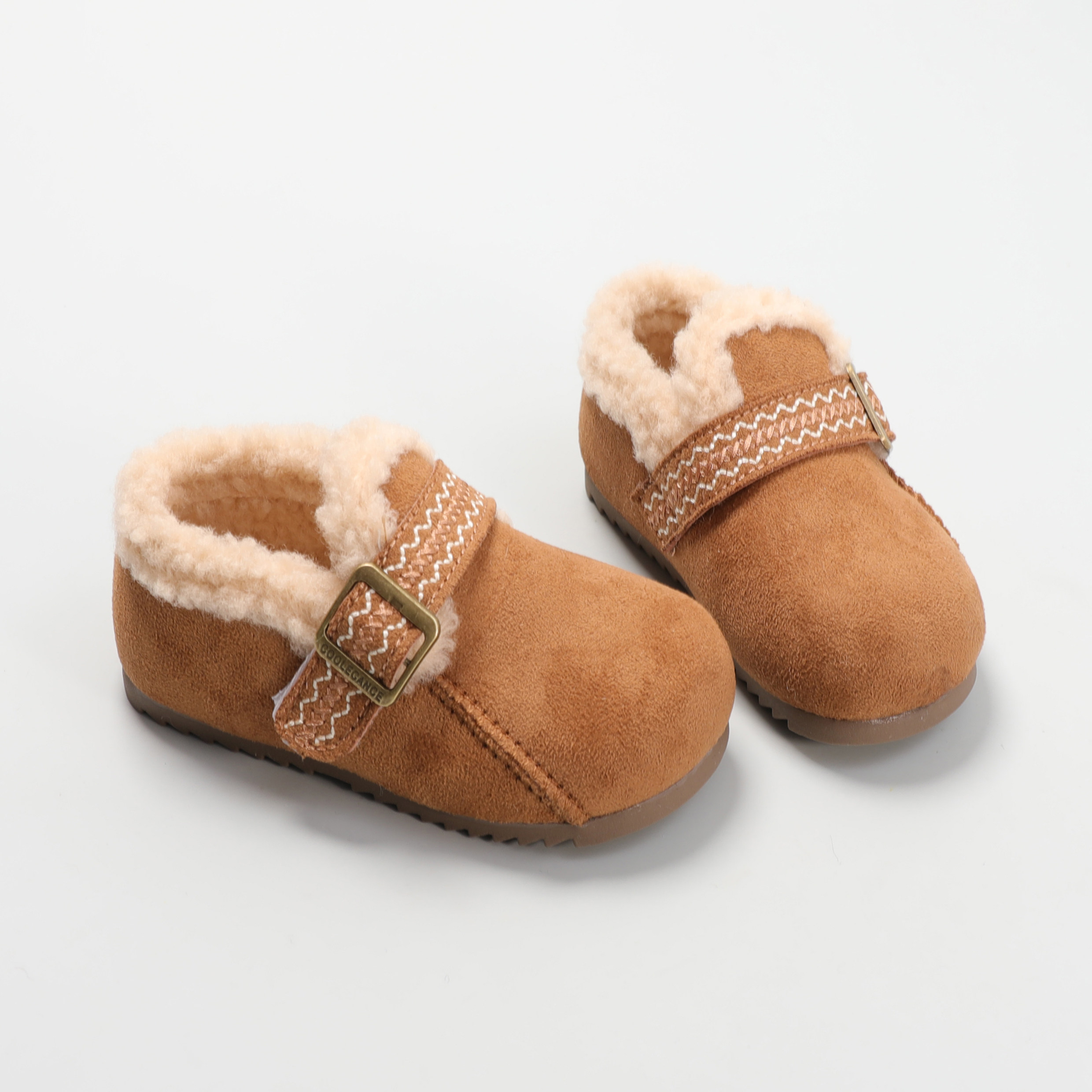 女童加绒棉鞋2025冬季新款儿童加厚保暖百搭勃肯鞋女孩软底豆豆鞋,淘宝优惠券,粉丝福利购,淘宝优惠卷