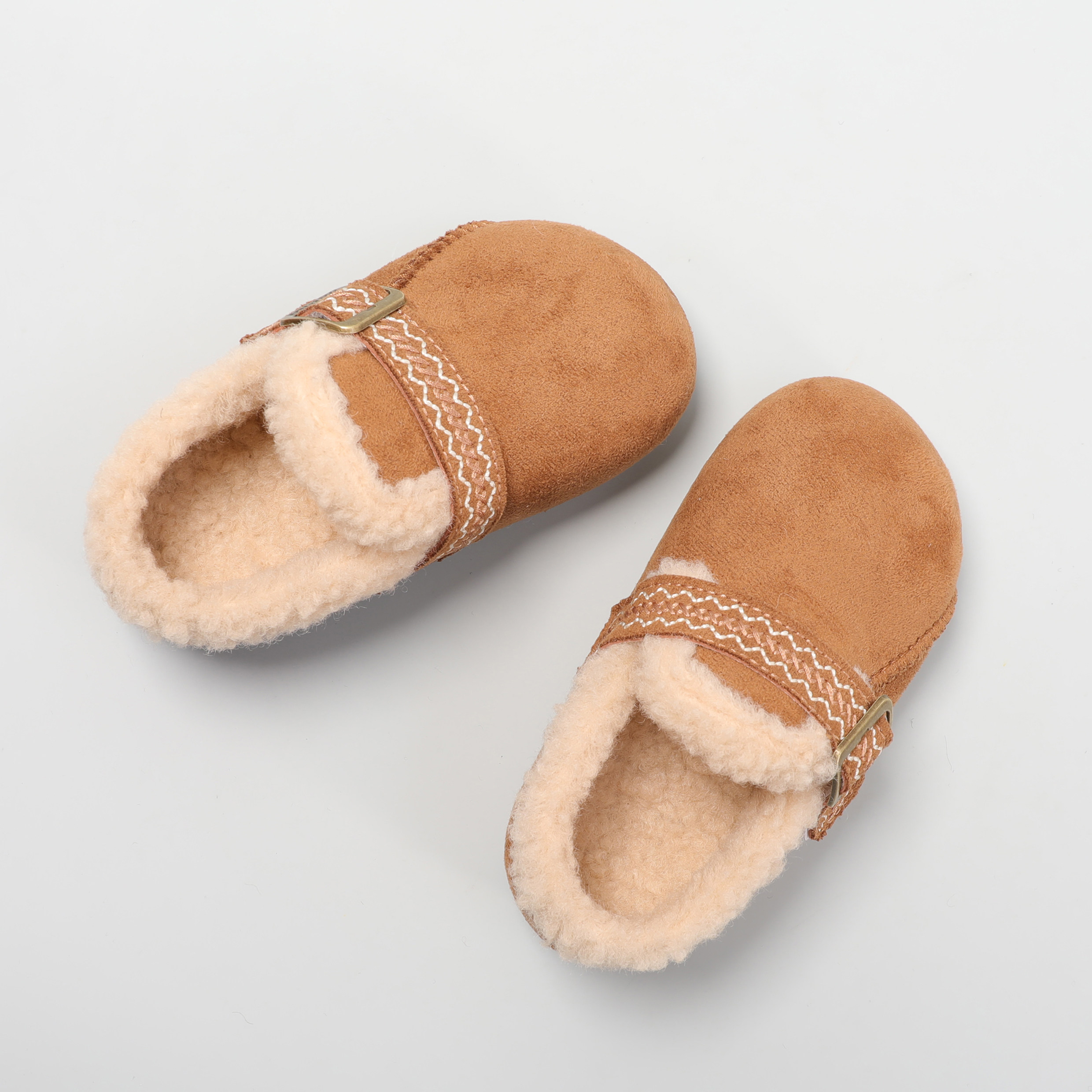 女童加绒棉鞋2025冬季新款儿童加厚保暖百搭勃肯鞋女孩软底豆豆鞋,淘宝优惠券,粉丝福利购,淘宝优惠卷