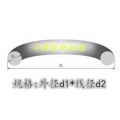 丁晴胶O型圈丁腈橡胶NBR密封圈垫圈 内 50*1.8mm - 图2