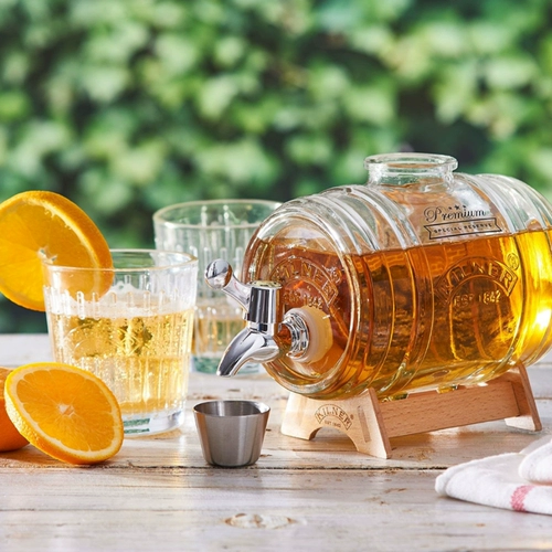 Немецкий Луи ведущий килнер ведро изысканный стеклянный бочонок с красным вином около 1 л.