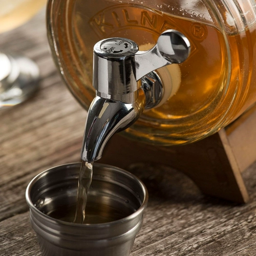 Немецкий Луи ведущий килнер ведро изысканный стеклянный бочонок с красным вином около 1 л.