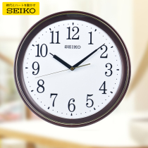 SEIKO Japan Seiko hung clock 13 inch minimalist fashion digital office mute sweep second creative fashion quartz clock