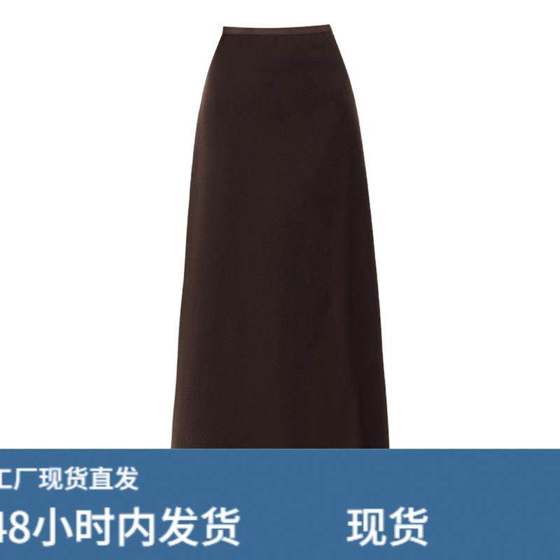 加绒加厚毛呢半身裙女秋冬2026新款高腰显瘦直筒开叉a字包臀长裙,淘宝优惠券,粉丝福利购,淘宝优惠卷