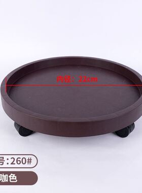 花盆托盘带轮可移动底座刹车万向轮滚轮加厚接水盘花盘底托花盒垫