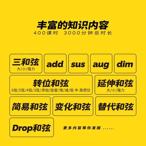 哎呀音乐吉他和弦乐理系统教程 133天入门到精通视频课 niko小烨 - 图1