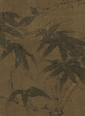 宋代佚名 翠竹翎毛图 微喷打印宋代花鸟山水画临摹画稿复制画心