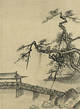 宋元明清山水画打印临摹画稿