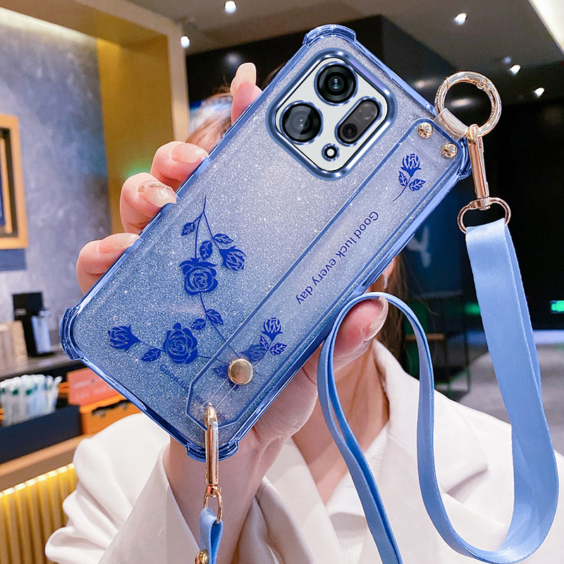 艾欧芭适用oppofindx9手机壳findx9pro保护套PLJ110镜头膜全包PLG防摔find软壳女pro腕带ppo斜挎可背挂绳新款 - 图1