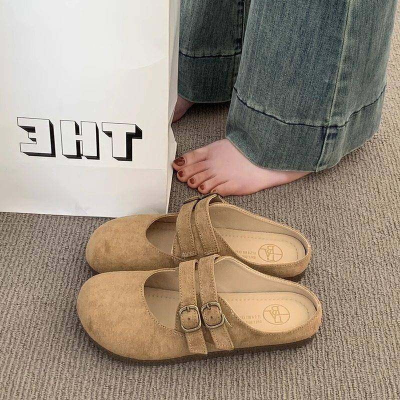 包头平底勃肯凉拖鞋女2026春季新款覆古休闲百搭懒人一脚蹬0122w,淘宝优惠券,粉丝福利购,淘宝优惠卷