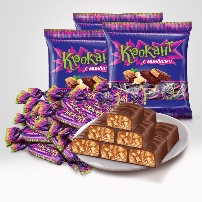 kdv俄罗斯进口500g*3喜糖 kdv食品糖果