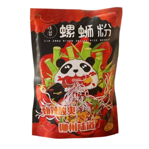 厂家直供 广西味哲螺蛳粉 315g*8袋装原味熊猫版螺丝粉方便速食 - 图3