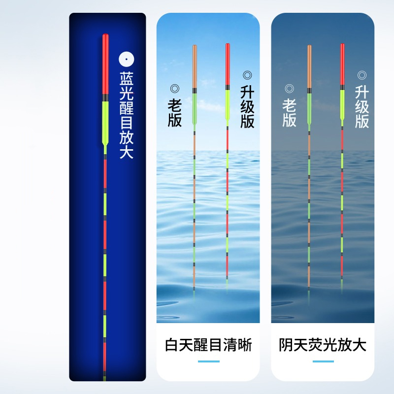 高灵敏纳米鱼漂鲫鱼漂超醒目加粗尾全水域野钓黑坑抗走水浅水浮漂 - 图2